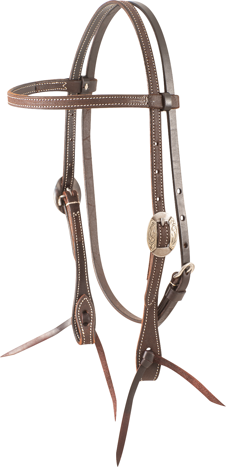 Martin Canyon Buckle Browband Headstall with Latigo Ties