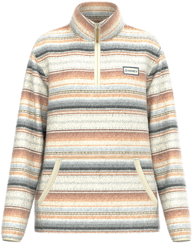 Hooey Women's Cream Serape Kodi Fleece Pullover