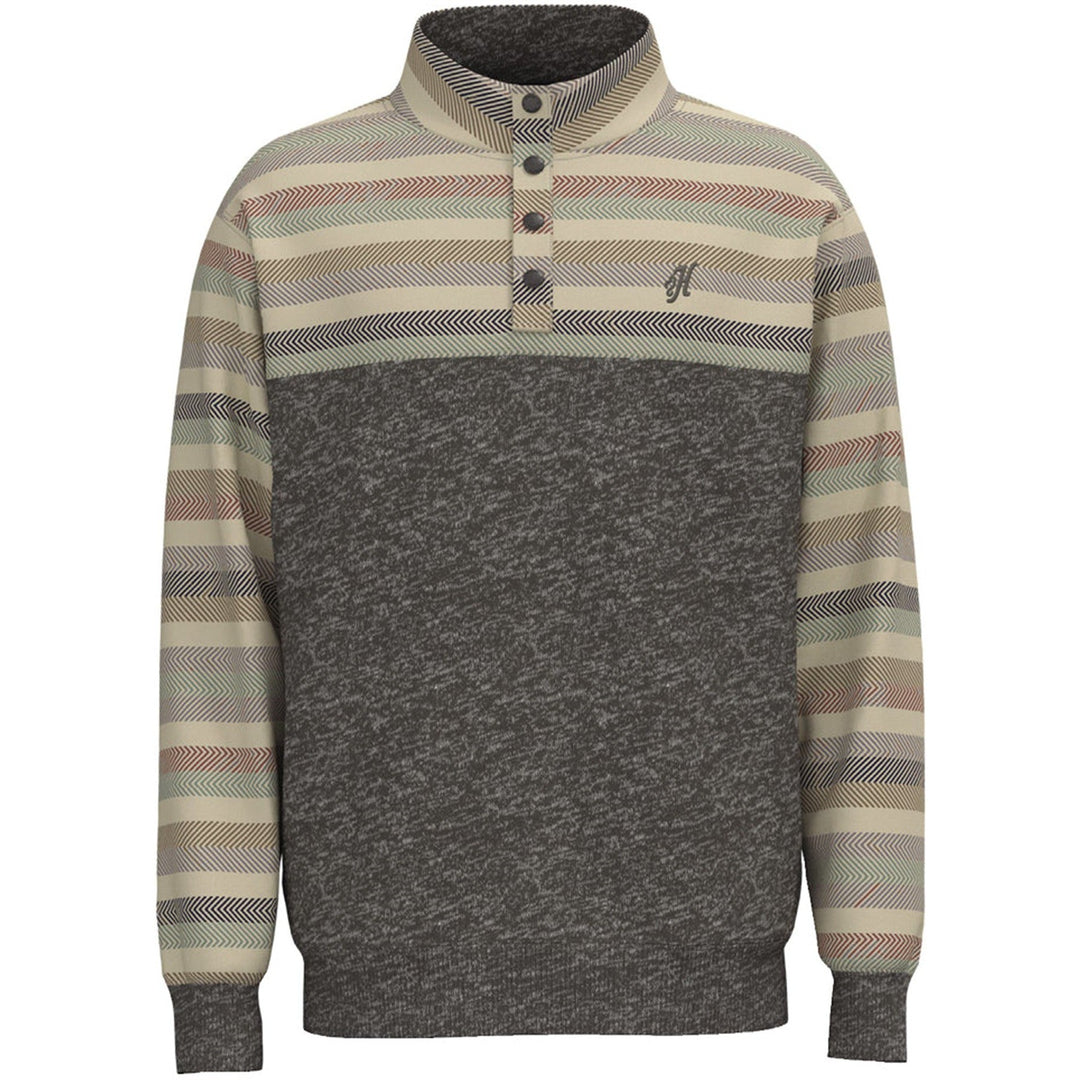Hooey Men's Charcoal and Serape Stevie Pullover