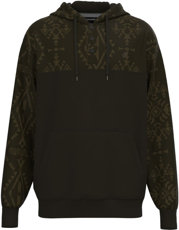 Hooey Men's Black Aztec Jimmy Hoodie
