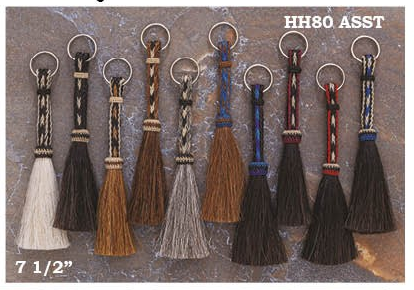 Austin Accent Inc. Horse Hair Keychain