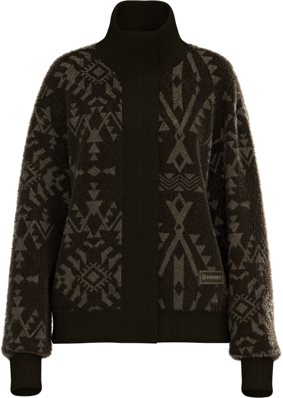Hooey Women's Tan Aztec Aspen Sherpa Jacket