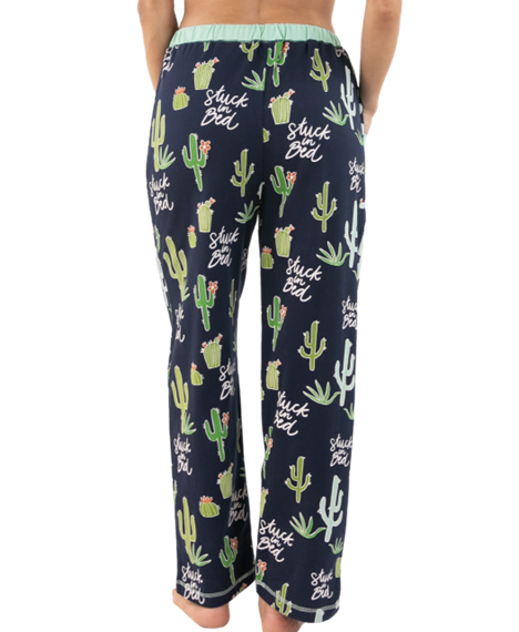 Lazy One Women's Blue Stuck in Bed Regular Pj Set