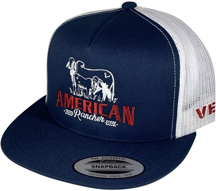 Vexil Cow Calf American Rancher Navy and White Hat