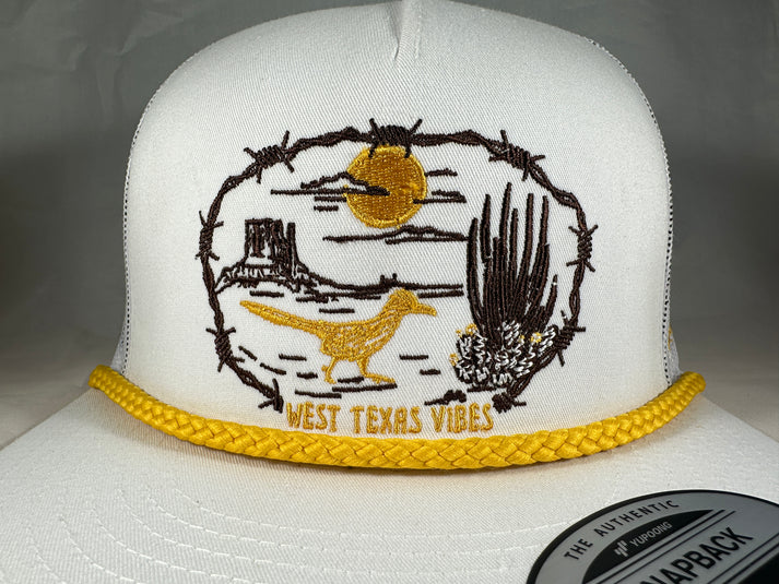 Vexil White West Texas Vibes Hat