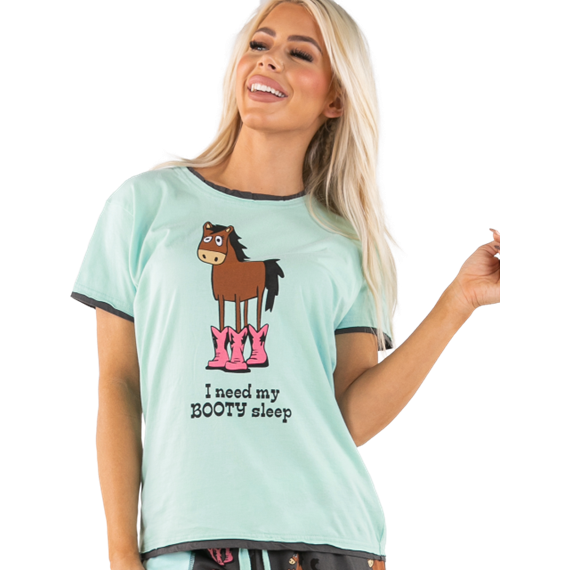 Lazy One Booty Sleep Regular Pj Tee