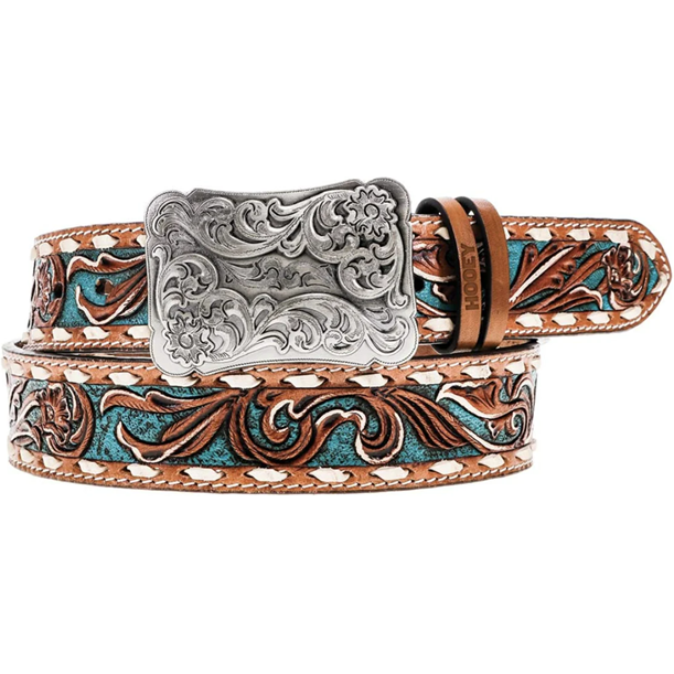 Hooey Women's Turquoise Accented Sonoma Belt