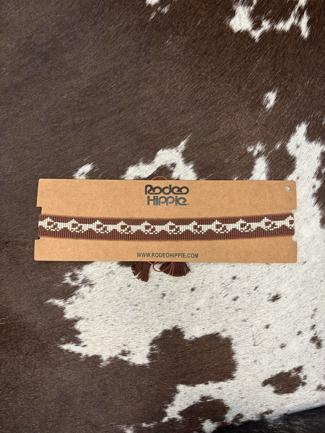Rodeo Hippie Horses Hatband