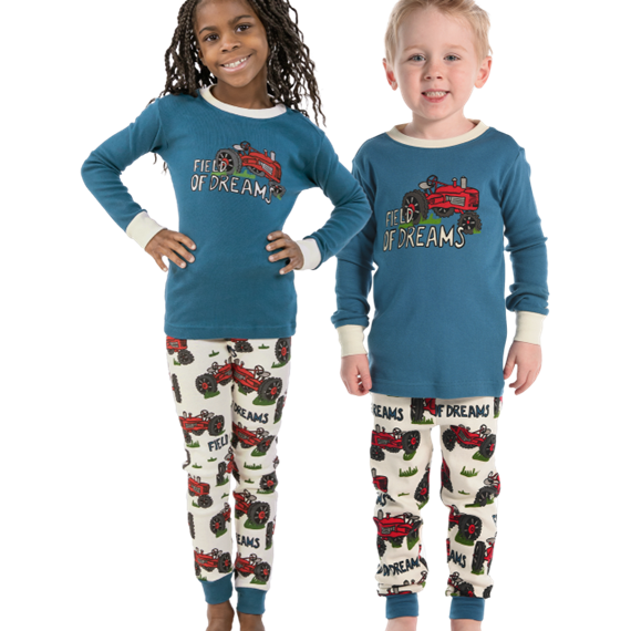 Lazy One Kid's Field of Dreams Pj Set