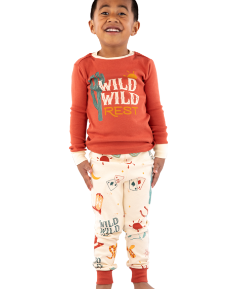 Lazy One Kid's Wild Wild Rest Pj Set