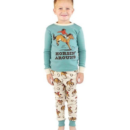 Lazy One Kid's Horsin' Around Pajamas