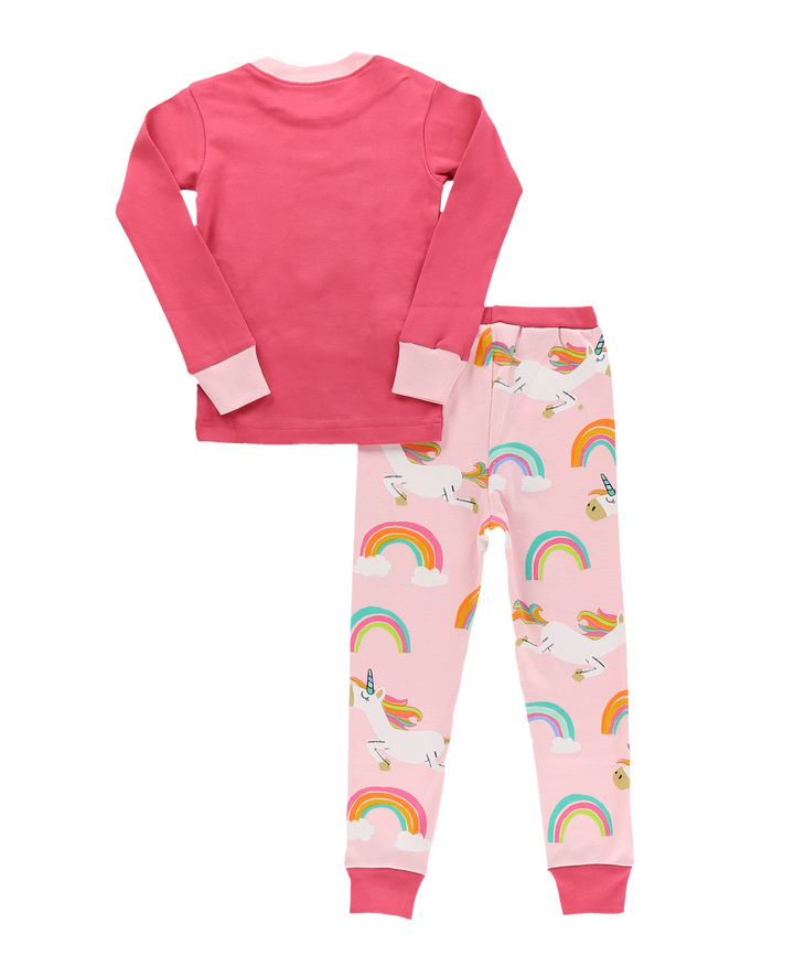 Lazy One Magical Unicorn Long Sleeve Pj Set