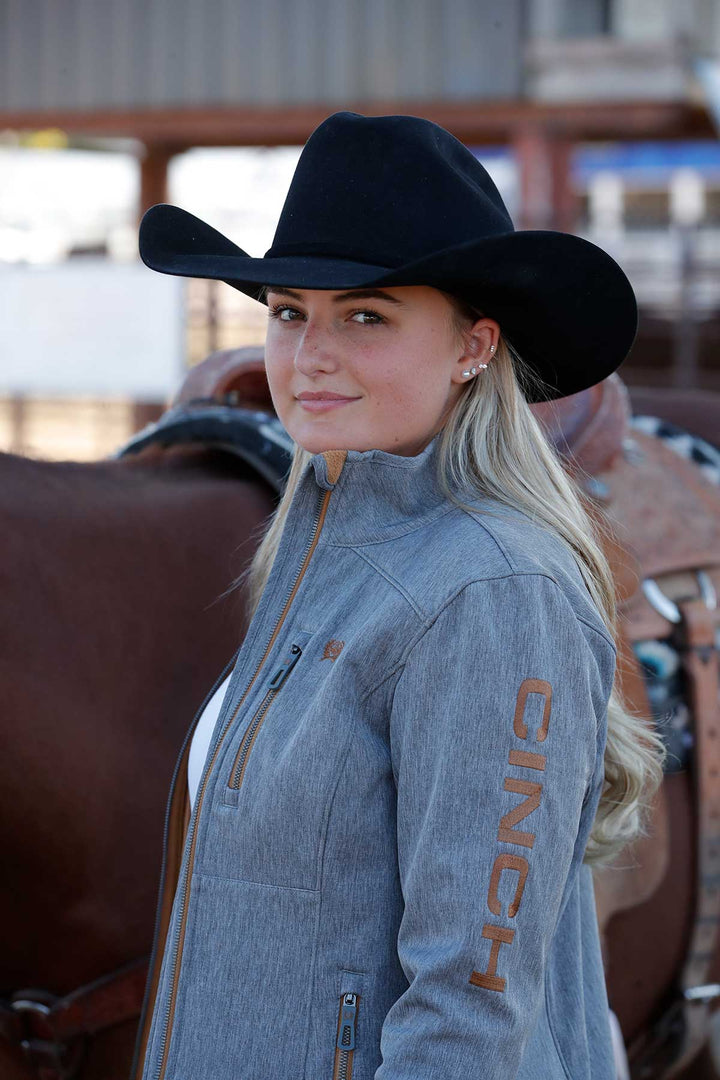 Cinch Women's Charcoal Concealed Carry Bonded Jacket