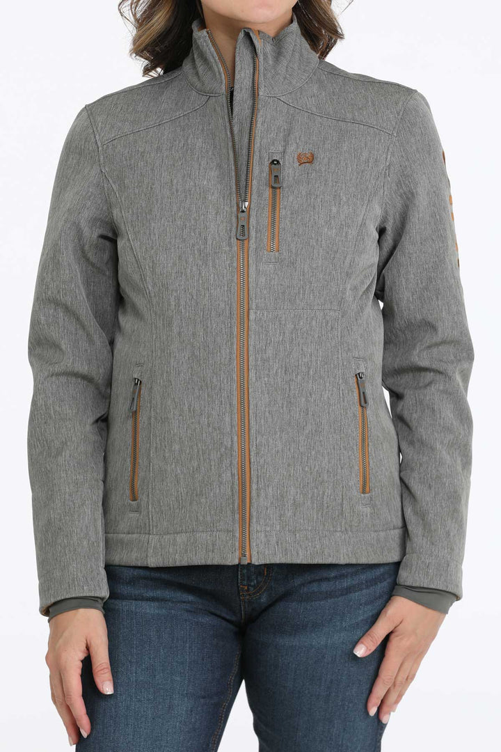 Cinch Women's Charcoal Concealed Carry Bonded Jacket