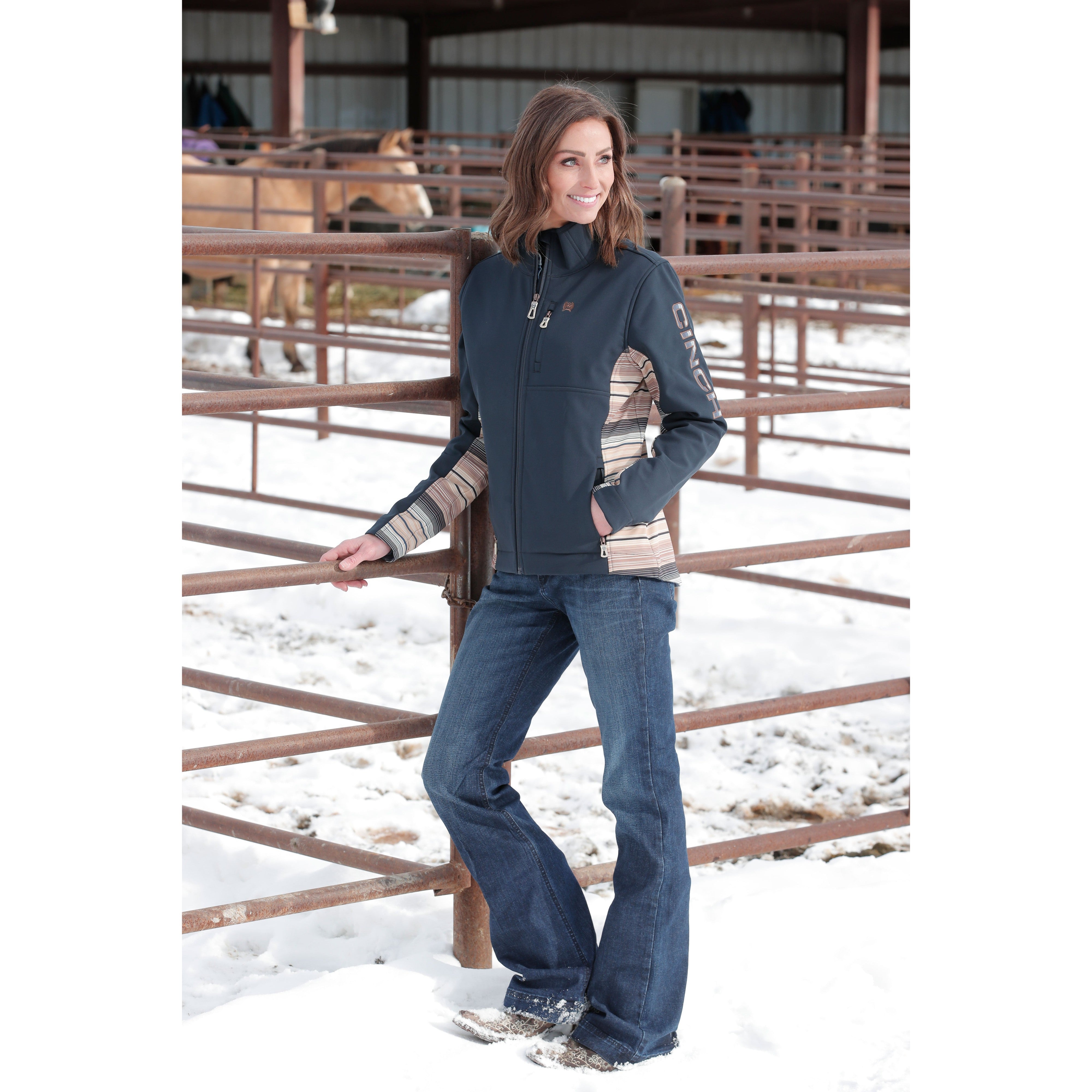Cinch Jeans Women's Concealed Carry Bonded Jacket - Green