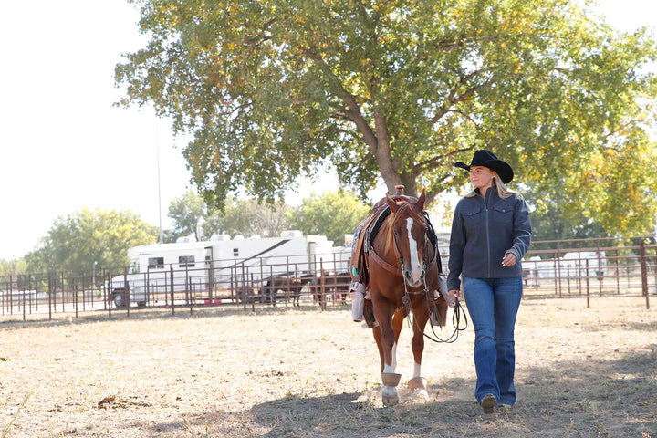Cinch Women's Charcoal Brushed Knit Jacket