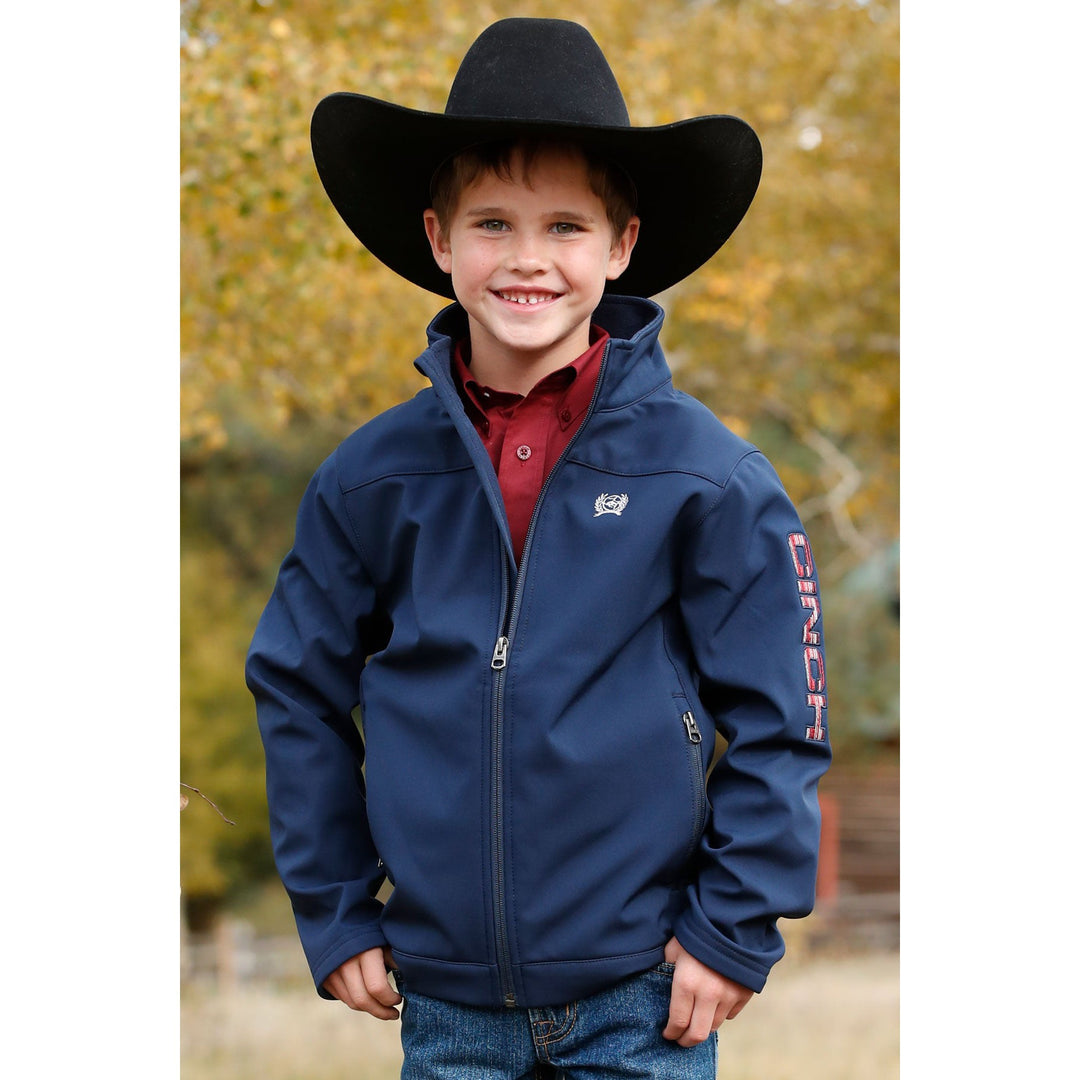 Cinch Boy's Navy Bonded Jacket