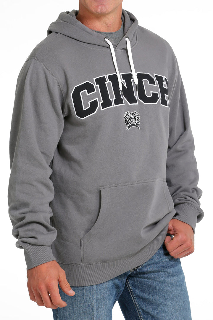Cinch Men's Gray Logo Hoodie