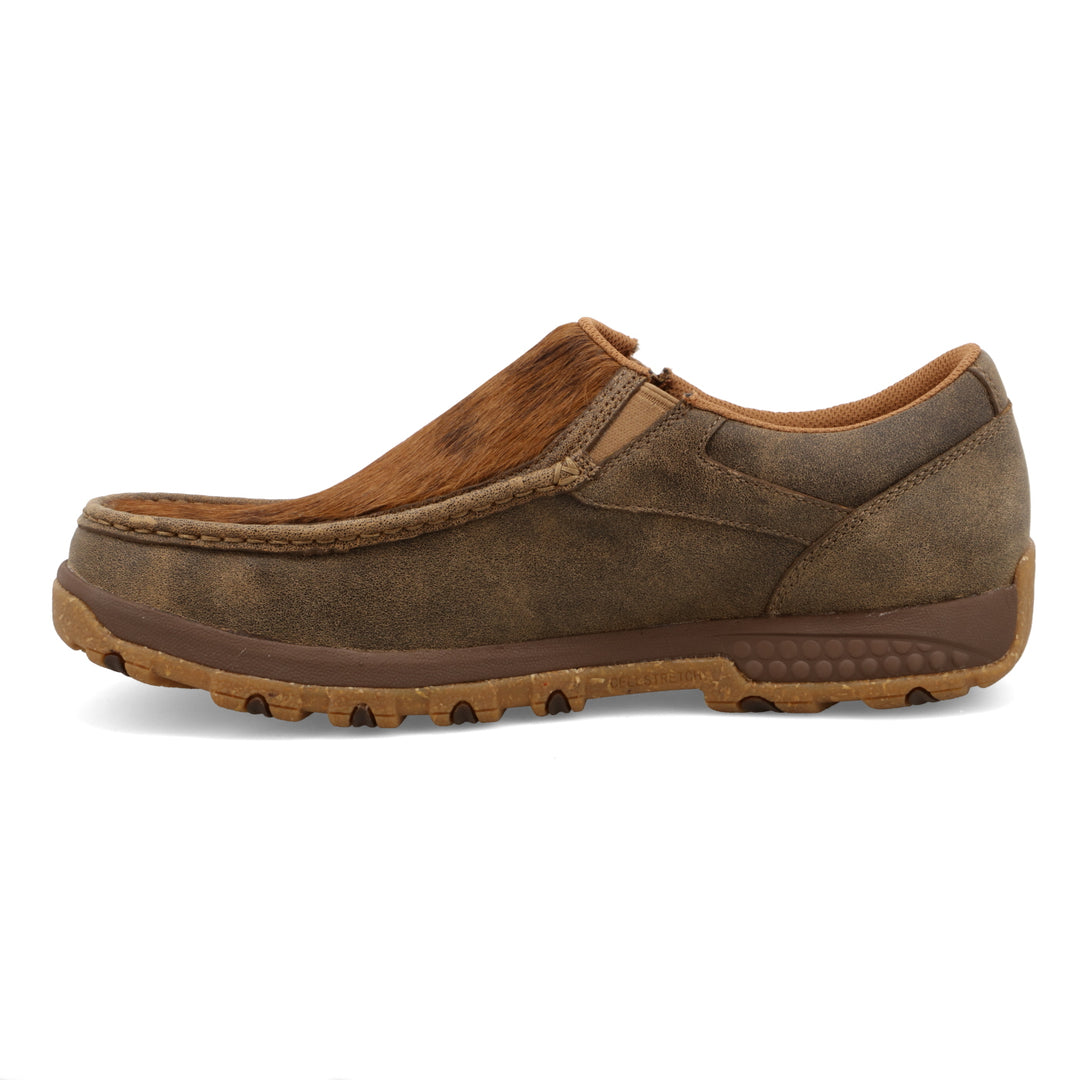 Twisted X Men's Bomber and Brindle Slip-on Driving Moc