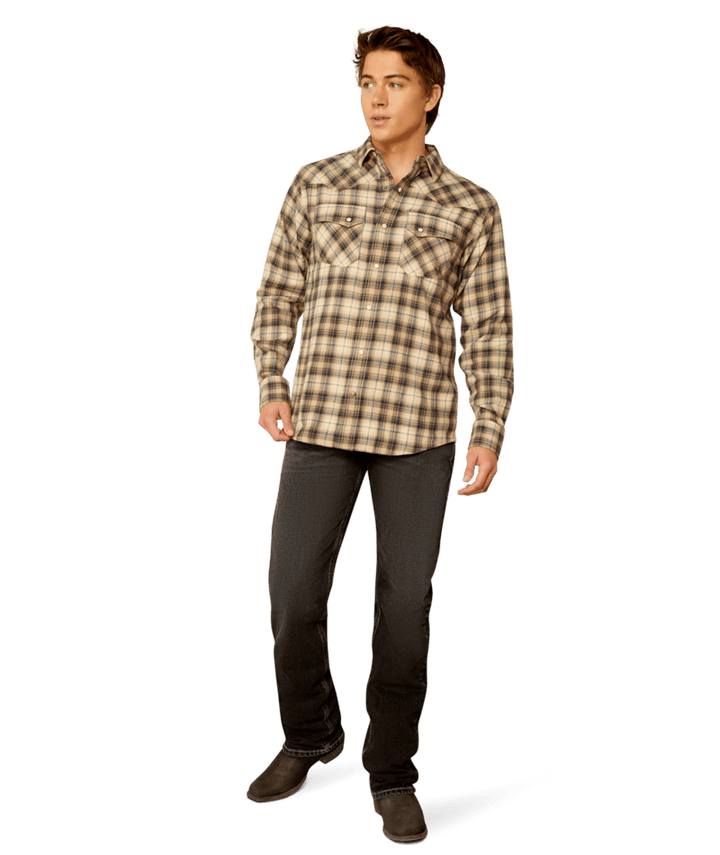 Ariat Men's Sandshell Holin retro Snap Shirt