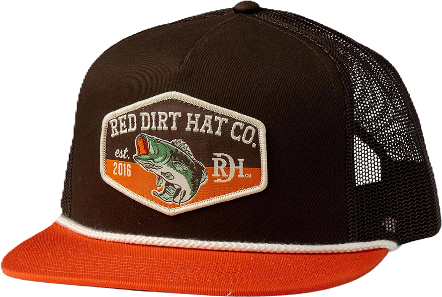 Red Dirt Hat Co Brown Bass Ball Cap