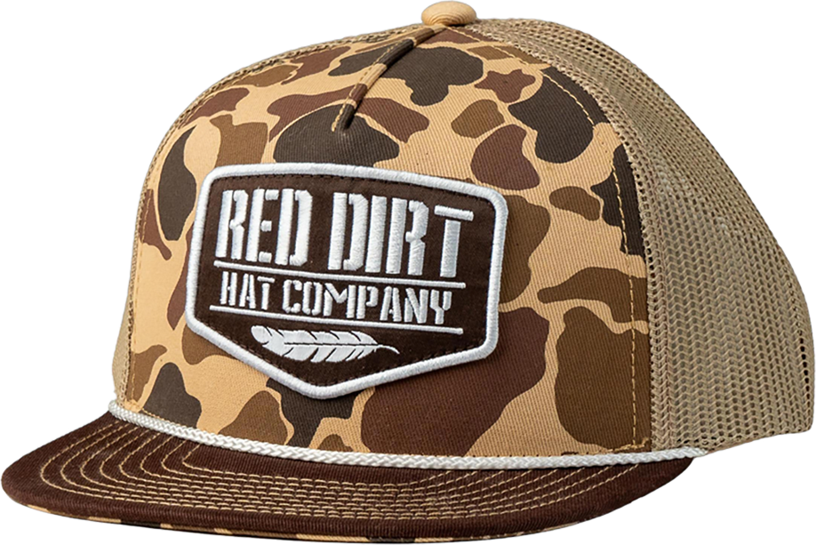 Red Dirt Hat Co Duck Camo Old Skool Ball Cap