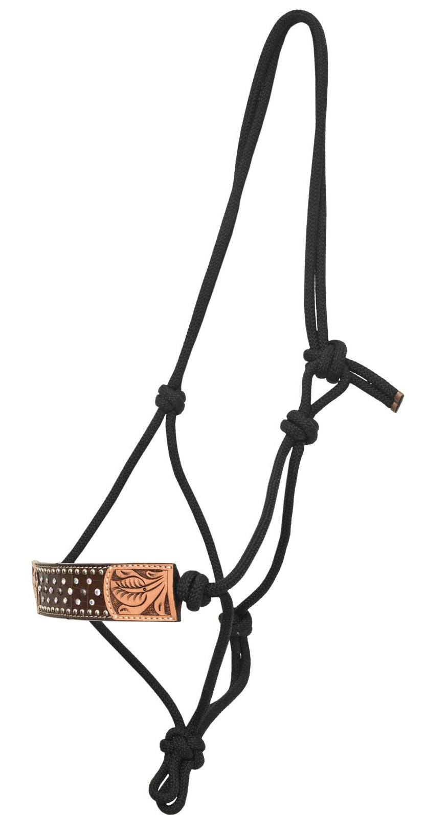 Rafter T Ranch Crystal Collection Rope Halter