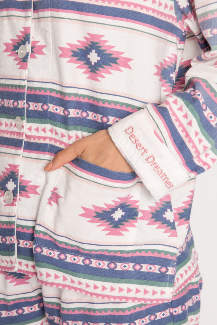 PJ Salvage Desert Dreamer Flannel PJ Set