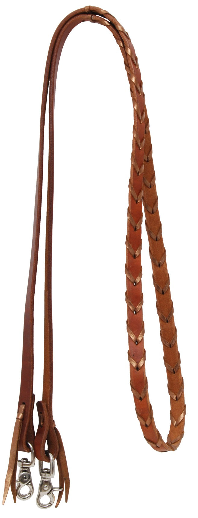 Rafter T Ranch Copper Plait Barrel Reins
