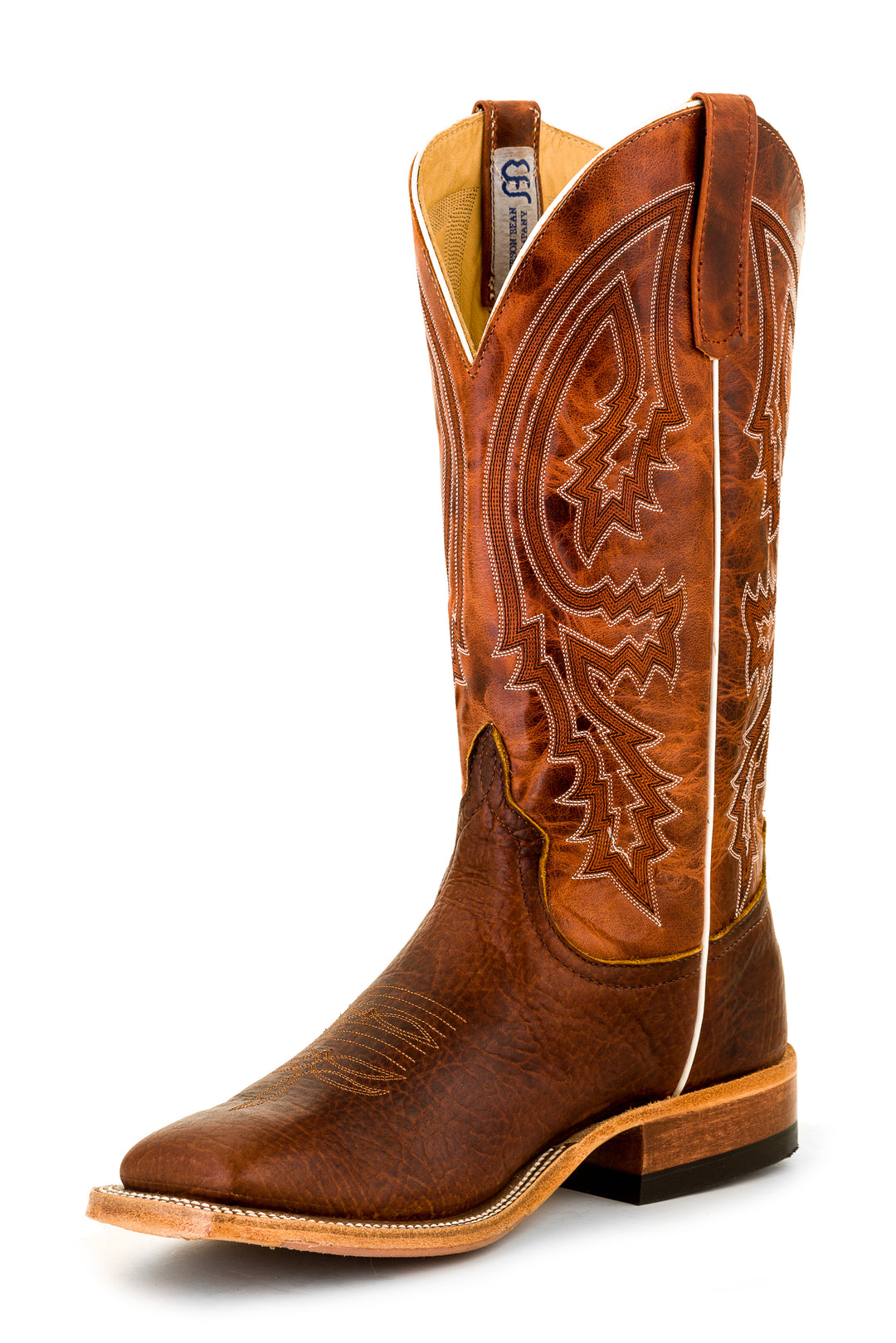 Anderson Bean Men's Mike Tyson Bison Rust Lava Western Boot