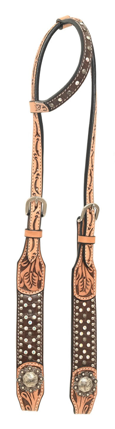 Rafter T Ranch Crystal Collection One Ear Headstall