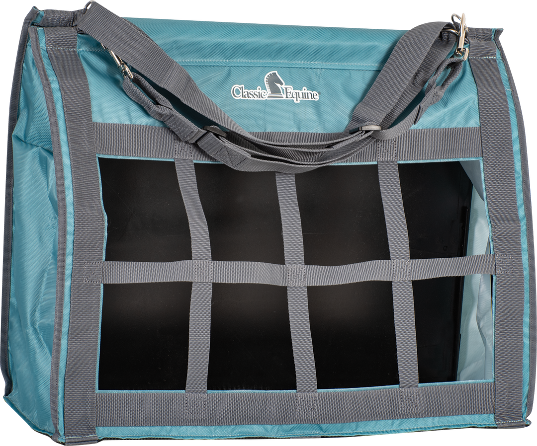 Classic Equine Top Load Hay Bag-Light Teal