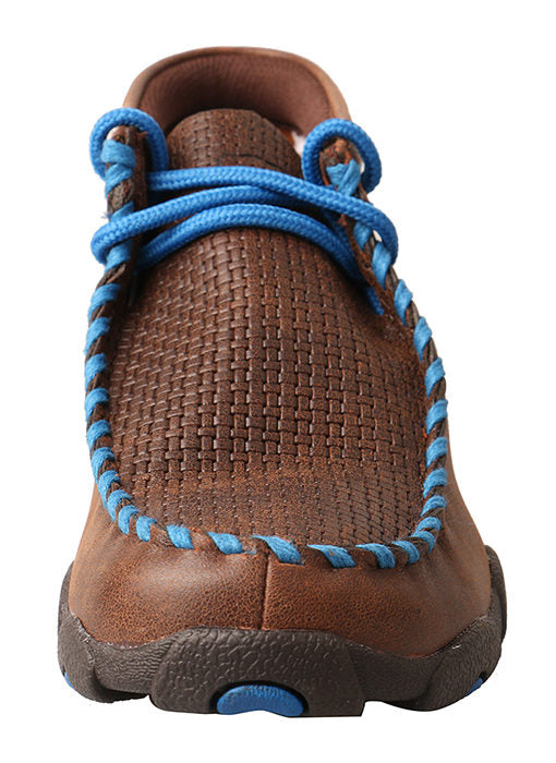 Twisted X Kid's Brown and Blue Driving Moc