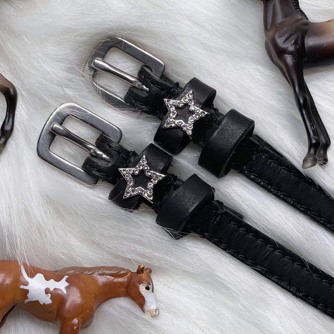 Dreamers & Schemers Bling Star Outline Spur Straps