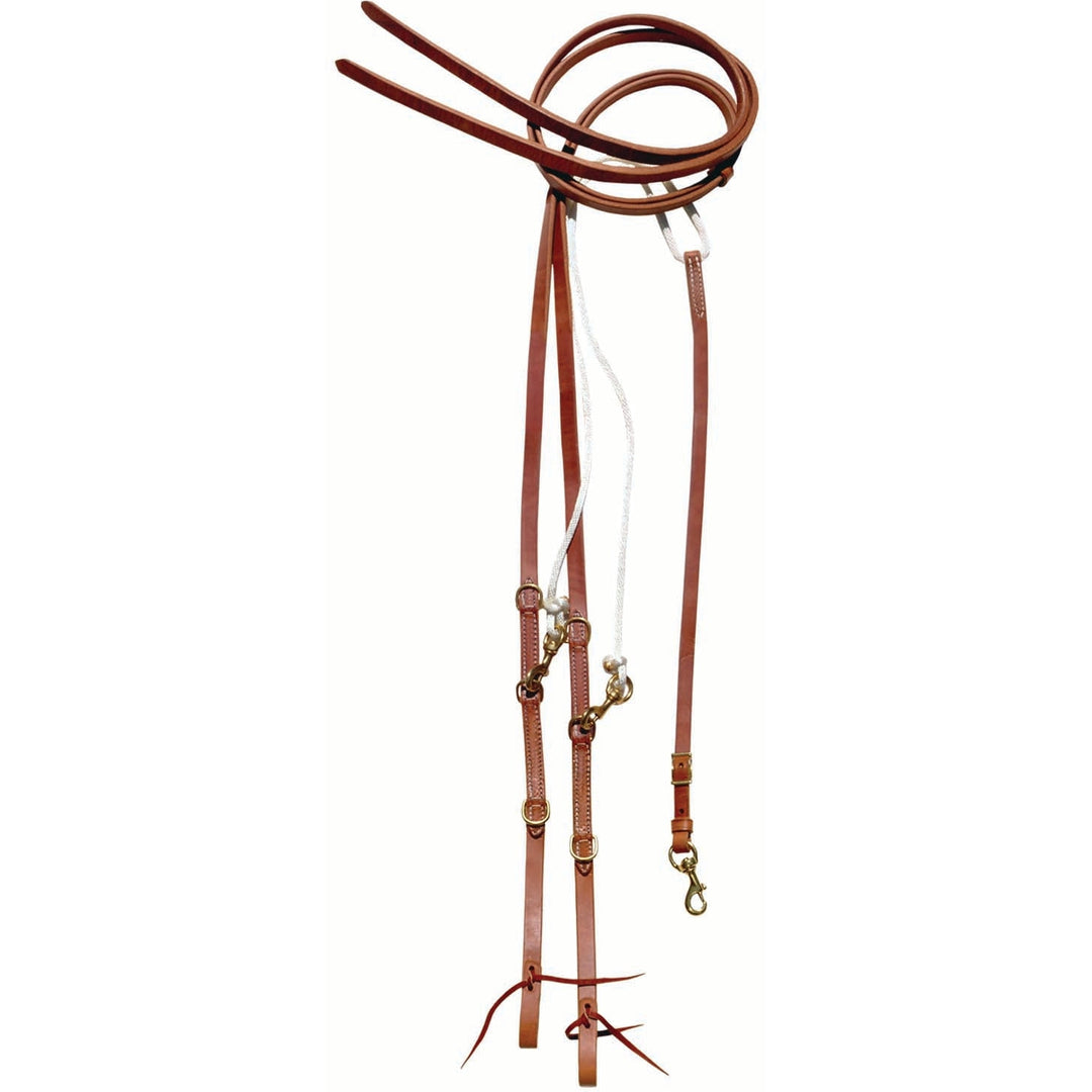 Berlin Custom Leather German Martingale with Split Reins