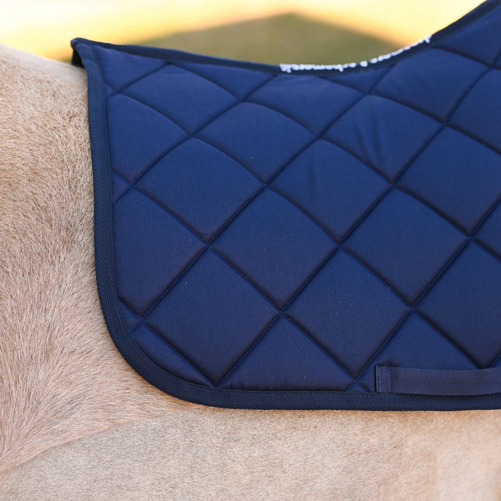 Dreamers & Schemers Navy Blue English Saddle Pad