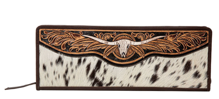 Myra Spirit of the Herd Hand Tooled Jewelry Box Case