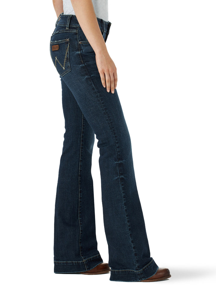 Wrangler Women's Samantha Retro Mae Wide Leg Trouser
