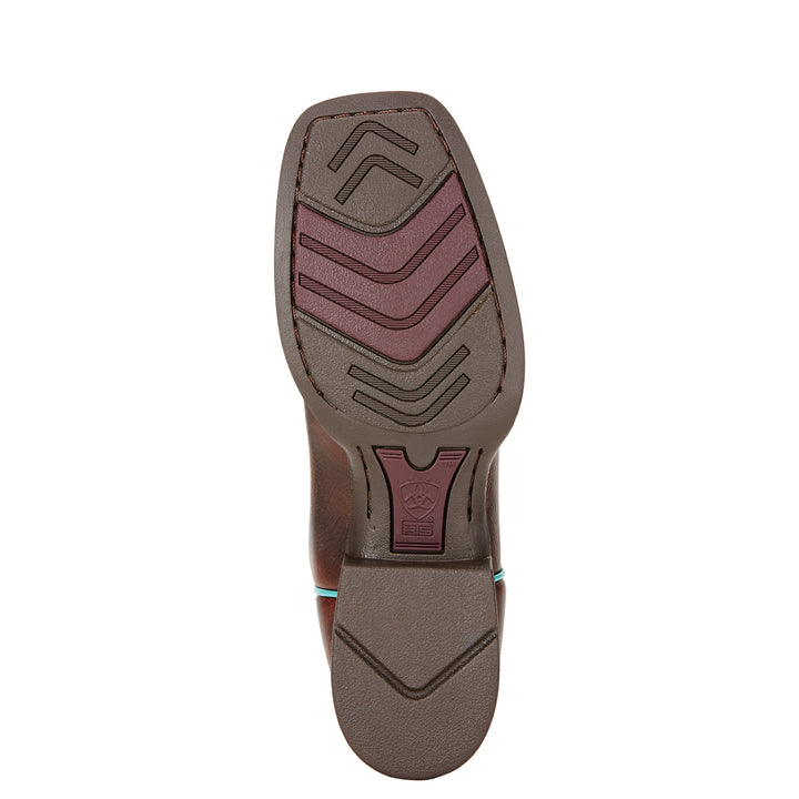 Ariat Women's Outsider Yukon Brown/ Fiery Red Boot - West 20 Saddle Co.