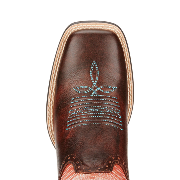 Ariat Women's Outsider Yukon Brown/ Fiery Red Boot - West 20 Saddle Co.