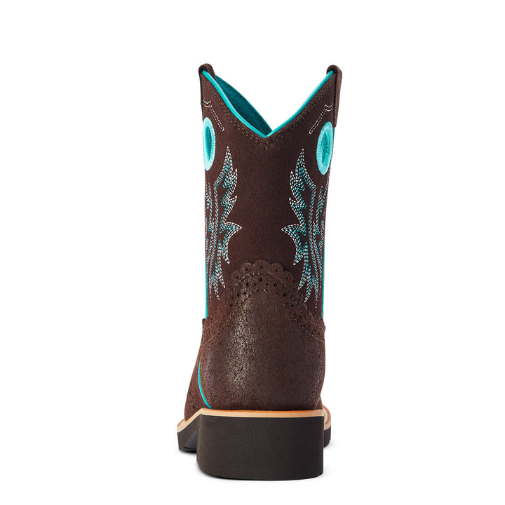 Ariat Kid's Royal Chocolate Fatbaby Cowgirl Western Boot