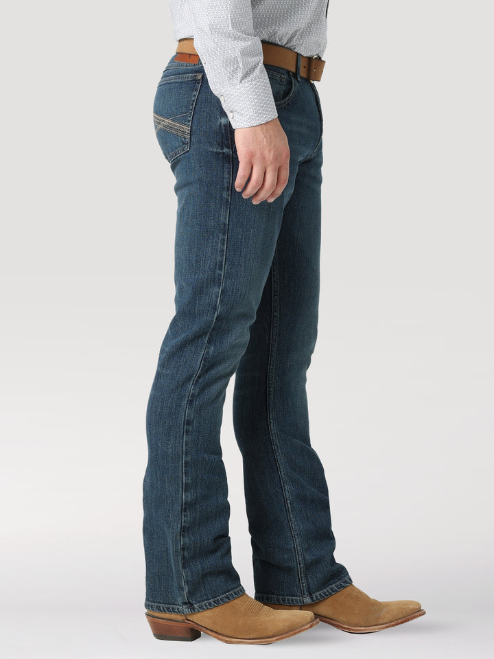 Wrangler Men's Gunmetal 20X Vintage Bootcut Jean