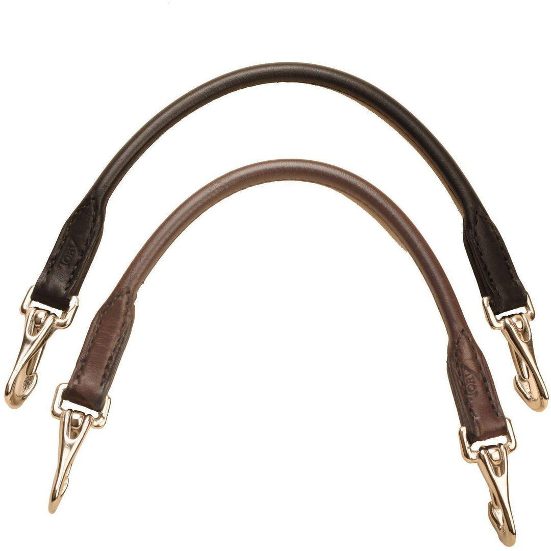 Tory Leather Rolled Bridle Leather Grab Strap With Snap Ends - West 20 Saddle Co.
