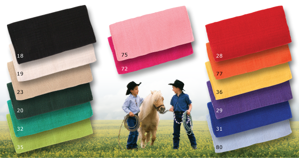 Mayatex San Juan Solid Pony 24x24 Saddle Blanket - West 20 Saddle Co.