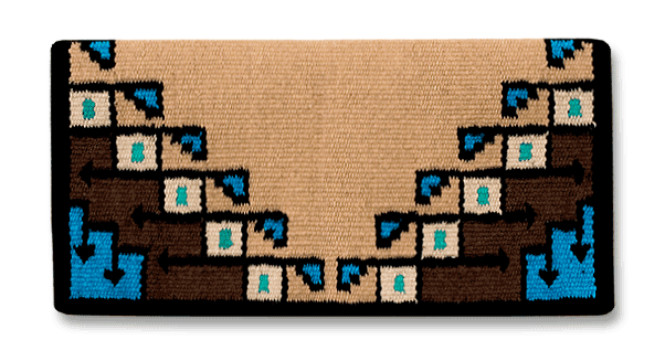 Mayatex Pueblo 38x34 Saddle Blanket - West 20 Saddle Co.