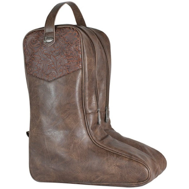 Justin Brown Tooled Boot Bag