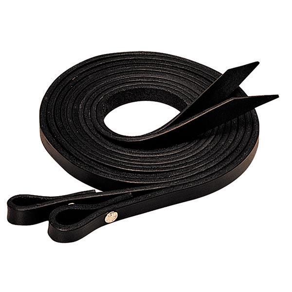 Weaver Leather Black Leather Split Reins, 5/8" x 7' - West 20 Saddle Co.