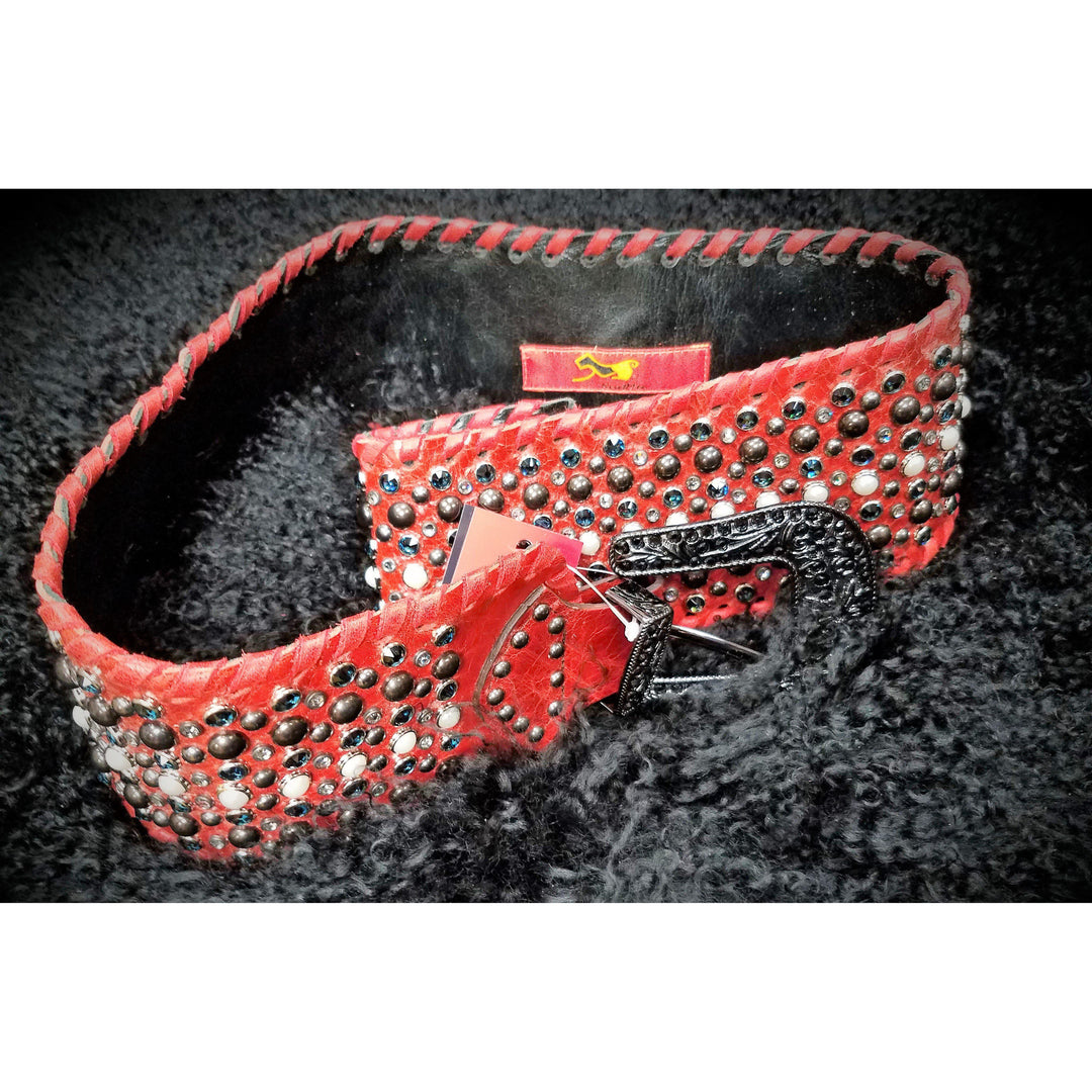 KurtMen Tomato Wide Contoured Belt - West 20 Saddle Co.