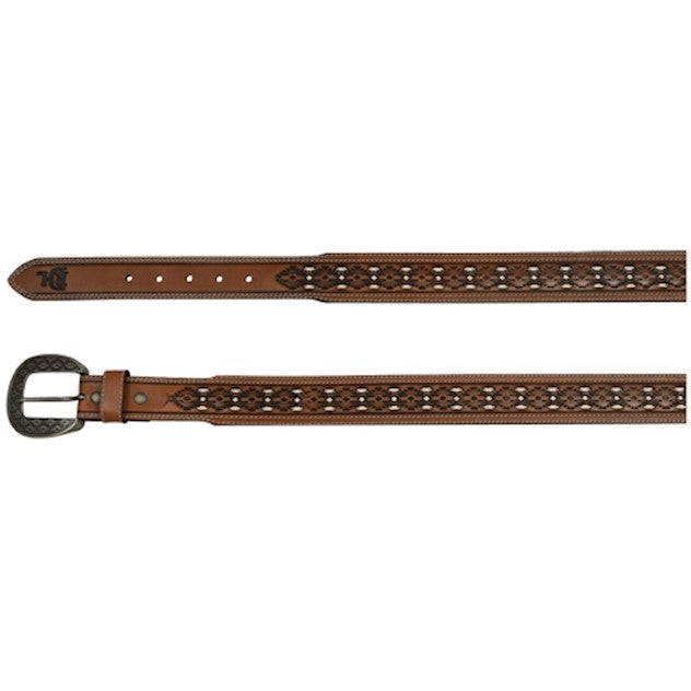 Red Dirt Hat Co Tooled With Ivory Underlay Belt