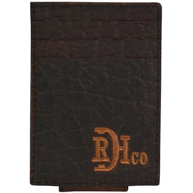 Red Dirt Hat Co Bison Grain Leather Card Case